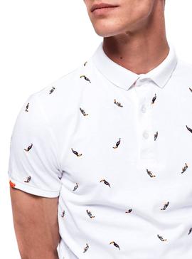 Polo Superdry City State Blanco Hombre