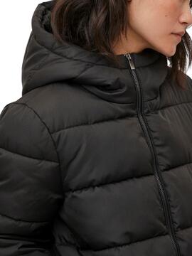 Cazadora Puffer con Capucha Vila Tate Mujer Negro