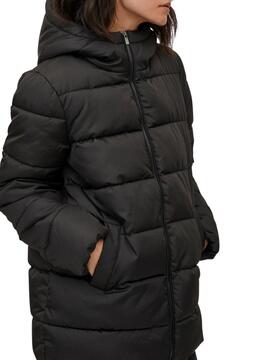 Cazadora Puffer con Capucha Vila Tate Mujer Negro