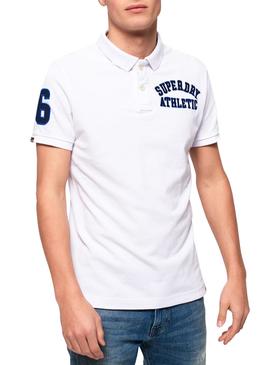 Polo Superdry Classic Superstate Blanco Hombre