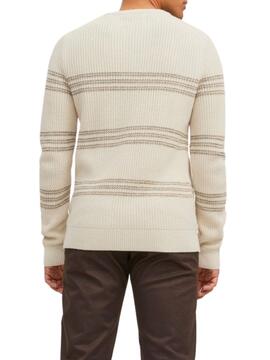 Jersey Jack and Jones Cosporty para Hombre Beige