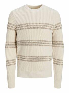 Jersey Jack and Jones Cosporty para Hombre Beige