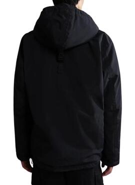 Chaqueta Anorak Napapijri Rainforest Hombre Negro