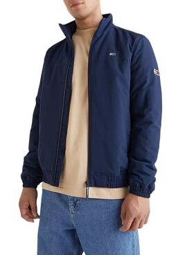 Cazadora Tommy Jeans Essential para Hombre Marino