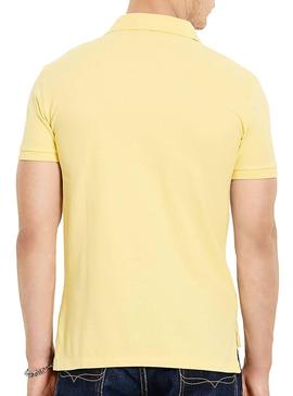 Polo Polo Ralph Lauren Custom Slim Amarillo Hombre