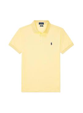 Polo Polo Ralph Lauren Custom Slim Amarillo Hombre