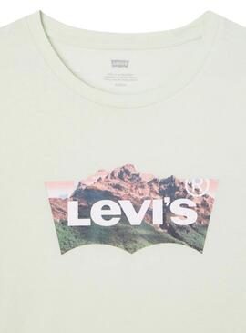 Camiseta Levis The Perfect Summer Verde Para Mujer