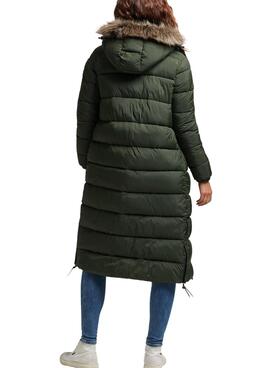 Cazadora Superdry Mid Layer Long Mujer Verde