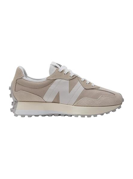 Zapatillas New 327 Beige para Mujer