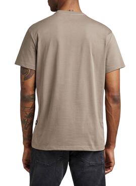 Camiseta G-Star Multi Colored RAW Hombre Marrón