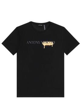 Camiseta Antony Morato Logo para Hombre Blanca
