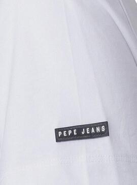 Camiseta Pepe Jeans Trevor Blanca Para Hombre