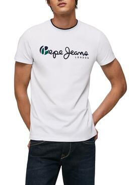 Camiseta Pepe Jeans Truman Blanco para Hombre