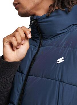 Chaleco Superdry Sports Puffer para Hombre Marino