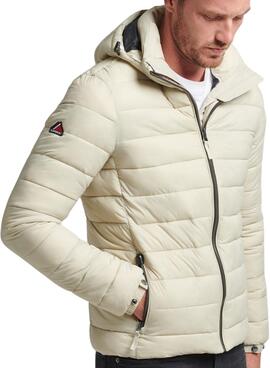 Chaqueta Superdry Classic Fuji para Hombre Beige