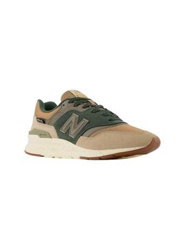 Zapatillas New Balance 997 Verde y Beige Hombre