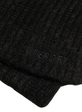 Bufanda Superdry Vintage Ribbed Negro