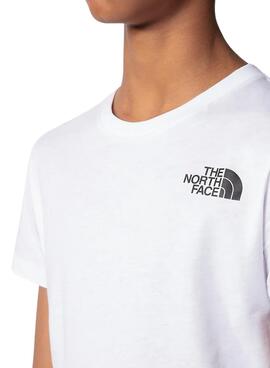 Camiseta The North Face Graphic Tee Niño Blanco