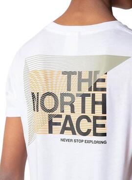 Camiseta The North Face Graphic Tee Niño Blanco