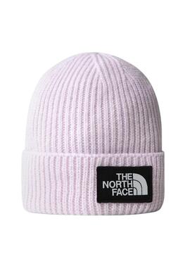Gorro The North Face Logo Hombre y Mujer Malva