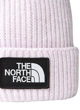 Gorro The North Face Logo Hombre y Mujer Malva