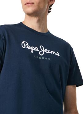 Camiseta Pepe Jeans Eggo Marino para Hombre