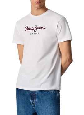 Camiseta Pepe Jeans Eggo Blanca para Hombre