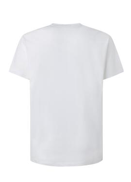 Camiseta Pepe Jeans Eggo Blanca para Hombre