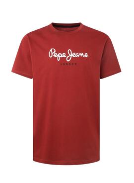 Camiseta Pepe Jeans Eggo Rojo para Hombre