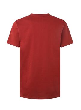 Camiseta Pepe Jeans Eggo Rojo para Hombre