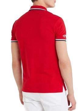 Polo Polo Ralph Lauren Sleeve Knit Rojo Hombre