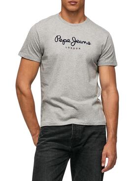 Camiseta Pepe Jeans Eggo Gris para Hombre