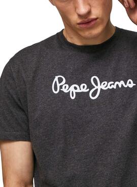 Camiseta Pepe Jeans Eggo Antracita para Hombre