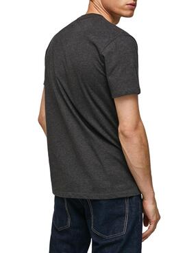 Camiseta Pepe Jeans Eggo Antracita para Hombre