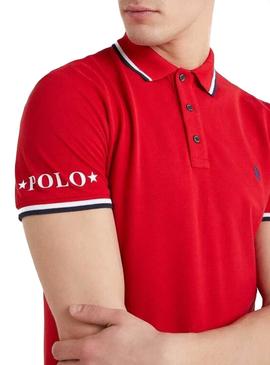 Polo Polo Ralph Lauren Sleeve Knit Rojo Hombre