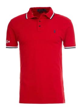 Polo Polo Ralph Lauren Sleeve Knit Rojo Hombre