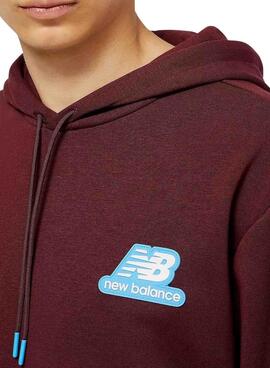 Sudadera New Balance Essentials Stacked Rubber 