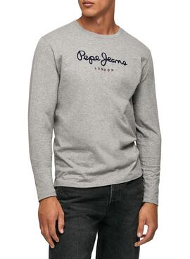 Camiseta Pepe Jeans Eggo Long Gris para Hombre