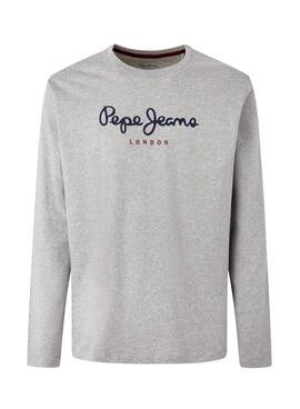 Camiseta Pepe Jeans Eggo Long Gris para Hombre