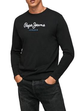 Camiseta Pepe Jeans Eggo Long Negro para Hombre