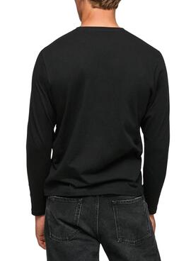 Camiseta Pepe Jeans Eggo Long Negro para Hombre
