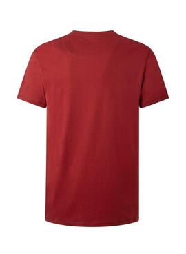 Camiseta Pepe Jeans Truman Rojo para Hombre
