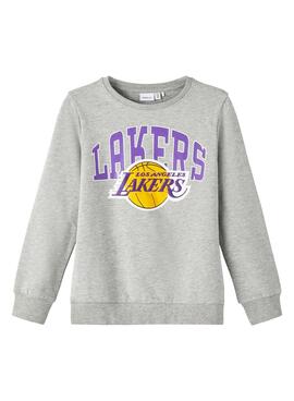 Sudadera Name It NBA Gris para Niños