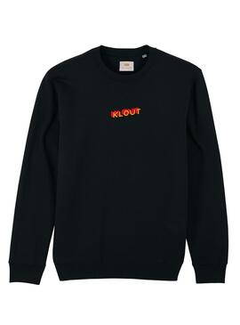 Sudadera Klout 3D Negro para Hombre y Mujer