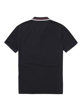 Polo Tommy Jeans Clasico Negro Hombre