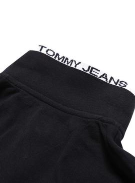 Polo Tommy Jeans Clasico Negro Hombre