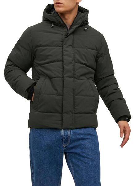 Chaqueta Jack and Puffer Verde para Hombre