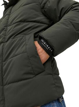 Chaqueta Jack and Jones Puffer Verde para Hombre