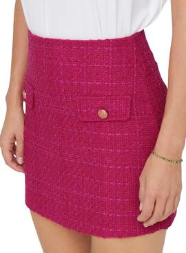 Falda Only Mody Fucsia para Mujer