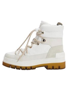 Botas Tommy Hilfiger Laced Outdoor Beige Mujer